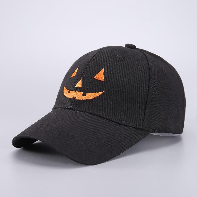 

Baseball cap, Halloween atmosphere funny expression hat, personalized skull cap wholesale Adjustable