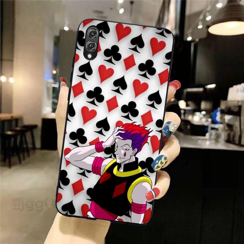 Pouzdro na telefon HUNTER X Hisoka Morow pro Honor 70 50 20 7S X9 X8 X7 Magic 4 3 Pro měkký černý kryt telefonu