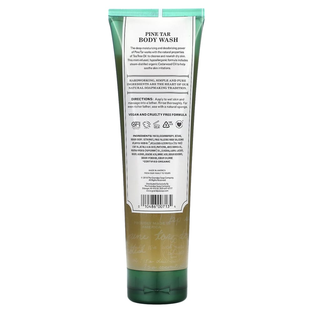 Grandpa's Pine Tar Body Wash Skin Therapy 9.5 fl oz (280ml)