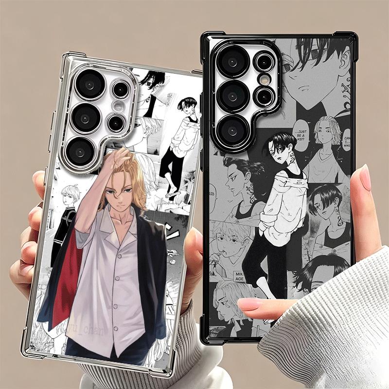 Tokyo Revengers Anime Weiche Handyhülle Für Samsung Galaxy S26 Ultra S25 Edge S24 FE S23 Plus S22 S21 + S20 Galvanisiert Anti-Fall Schutzhülle