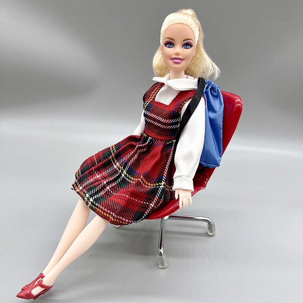 Freizeitstuhl Puppenhausstühle Simulation Kunststoff Eierstuhl Mini Stuhl Spielhaus