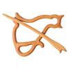 Trendy Bear Rabbit Dog Animal Bird Fashion Jewelry Wooden Brooch Women Brooch Clothing Accessory