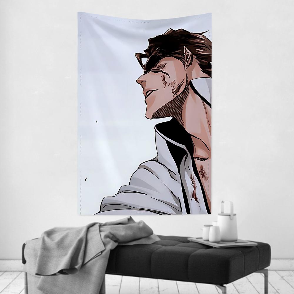Sosuke Aizen Comics Bleach Tapestry Room Decor Wall Cloth Party Hanging Background Room Decor Baby Room