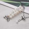 Compatible Silver White Diamond Style Chain Bracelet for Apple Watch Series 9 to 4