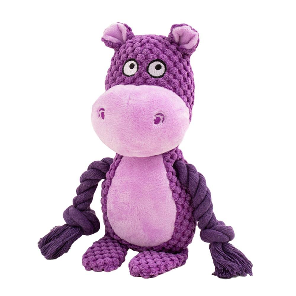 Plush Puppy Chew Toy Creative Squeaky Plush Dog Toys Funny Training Dog Accessories Dog