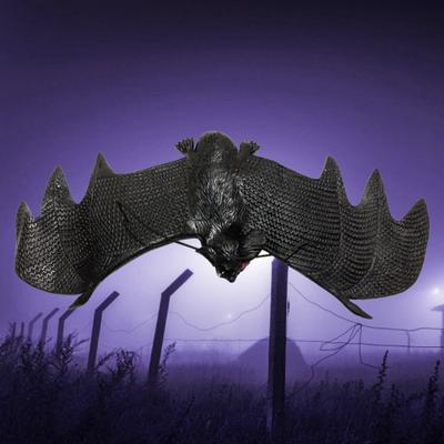 Simulation Animal Toy Eco-friendly Realistic Looking TPR Rubber Hanging Simulation Bats Trick Toy for Home