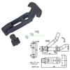 24TE Rubber Flexible T-Handle Hasp Draw for Latch for Tool Box Vehicle Engine Hood