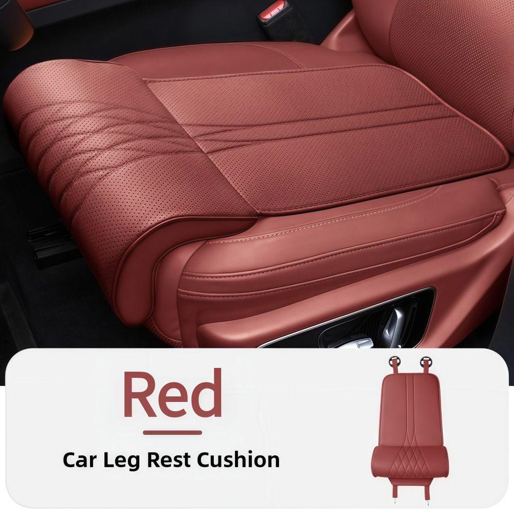 Universal Car Seat Leg Support Pad Leather Seat Extension Leg Rest Long Drive