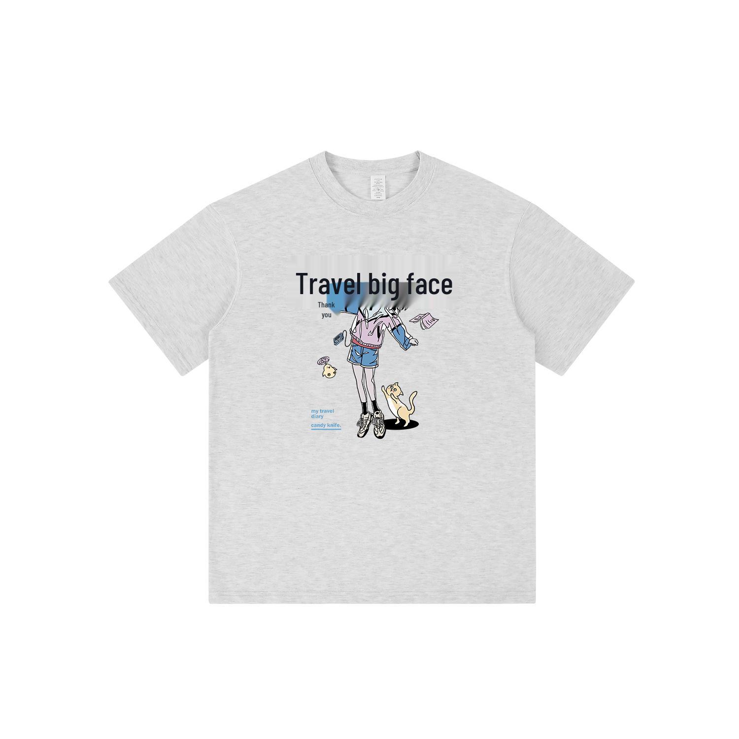 

Vintage-Inspired Japanese-Style Harajuku Esports Short-Sleeve Unisex T-Shirt Medium хизер серый