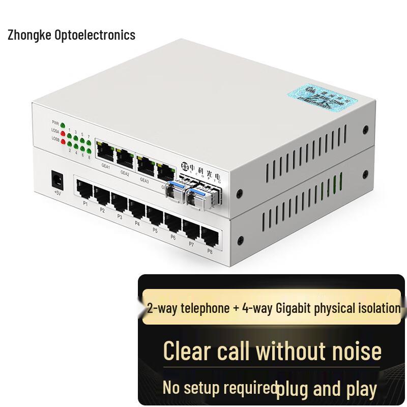 Zhongke Optoelectronics Voice & Data Fiber Converter