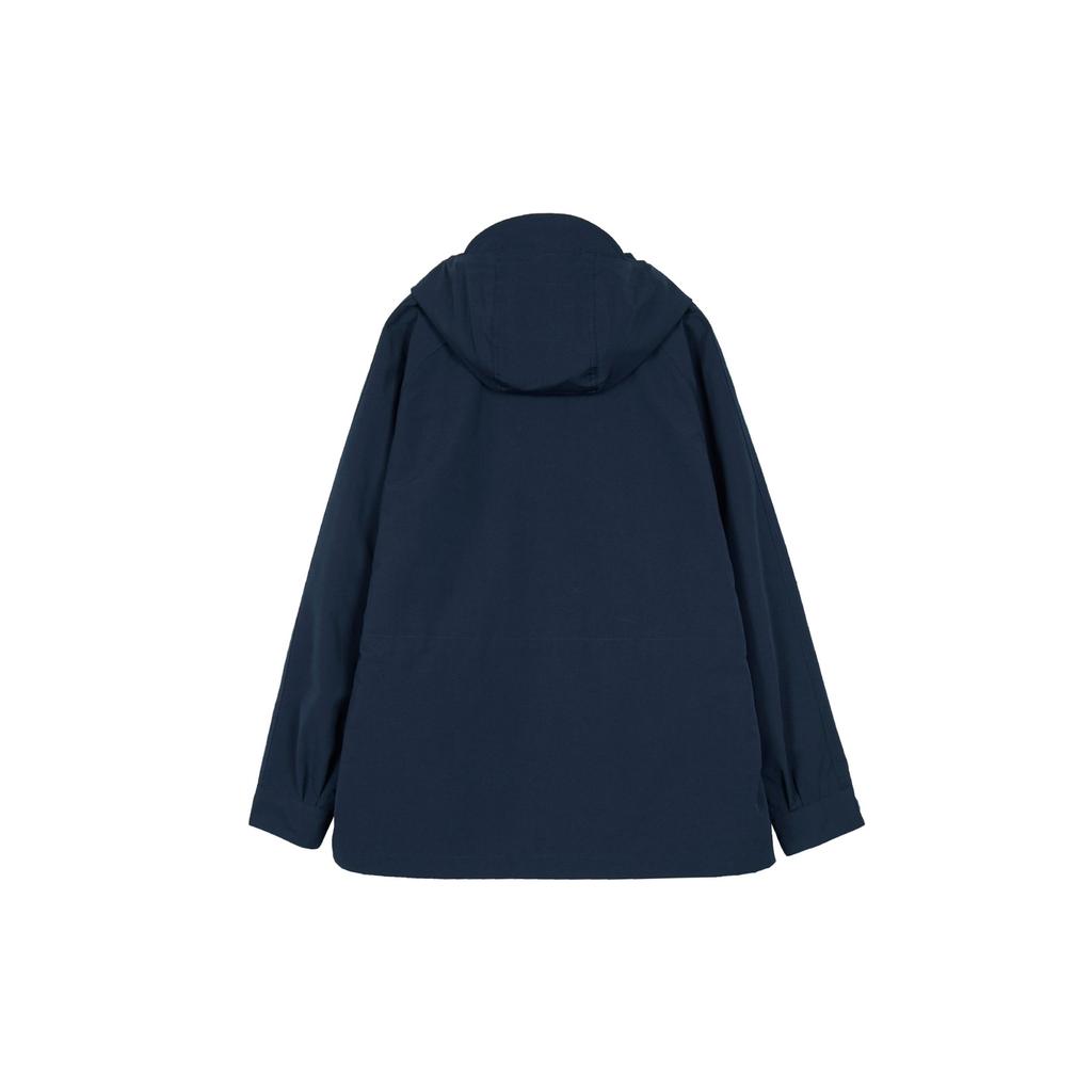 UNIQLO Solid Color Zipper Pocket Design Jacket Unisex jackets Deep-Sea-Blue 459590-69