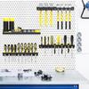 Metal Tool Organizer Wall Mount For Storage Of Screwdrivers, Pliers, Hammers, And Wrenches In Workshop