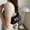 Trendy Pu Material Women's Bowknot Underarm Bag Chic Summer Shoulder Purse