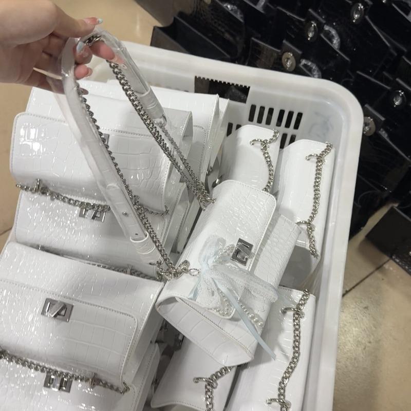 Borsa Tote da Lavoro - Borsa a Spalla Singola, Semplice e alla Moda Borsa a Tracolla con Chiusura a Flip e Catena