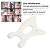 Ceramic Gua Sha Scraping Tool Ergonomic Rounded Edges Gua Sha Facial Body Massage Tools