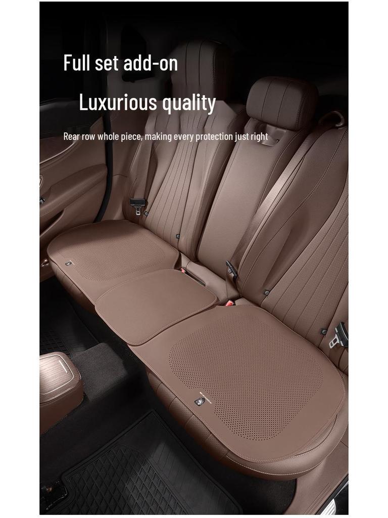 All-Season Breathable Seat Cushions for Dongfeng Fengxing T5 Prosperous Edition, Semi-Covered Lychee Leather
