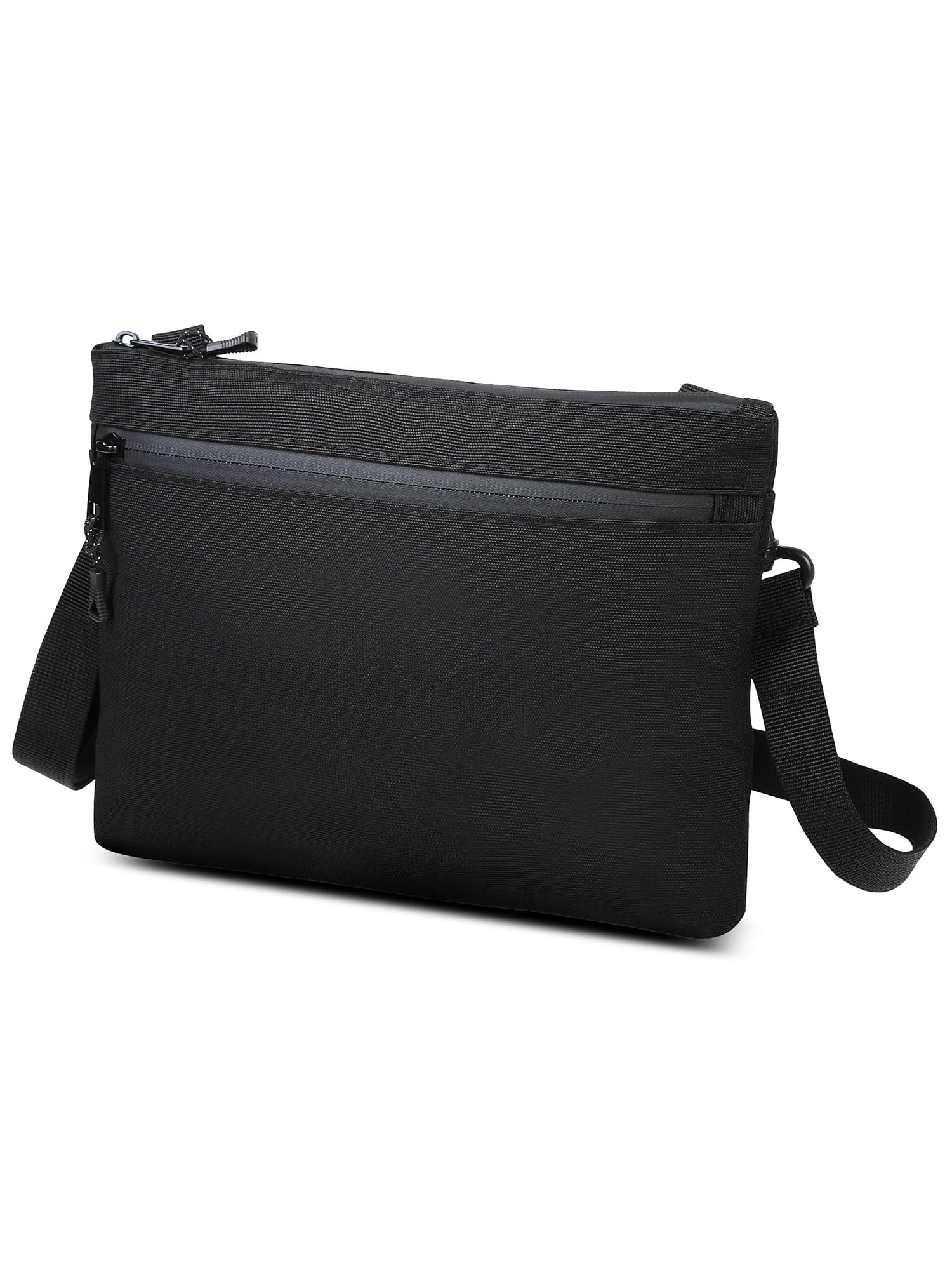 

Sacoche Shoulder Water Can Be Hidden Under Thin [Mura] Bag, Men s, Repellent, Clothes, Outdoor, (Black) чорний
