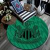 Newcastle United Round Area Rug,Carpet Rug for Living Room Bedroom Sofa Playroom Decor,Non-slip Floor Mat