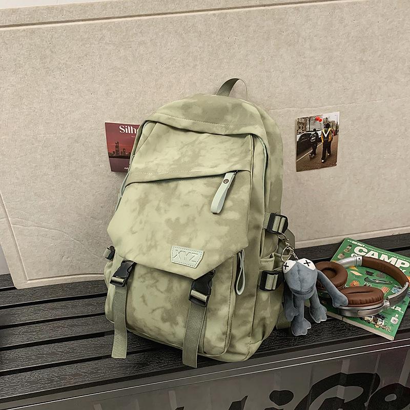 Schoolbag College Style High Value Backpack Versatile Japanese Junior High School Girls Backpack College Student Simple Large Capacity School Bag