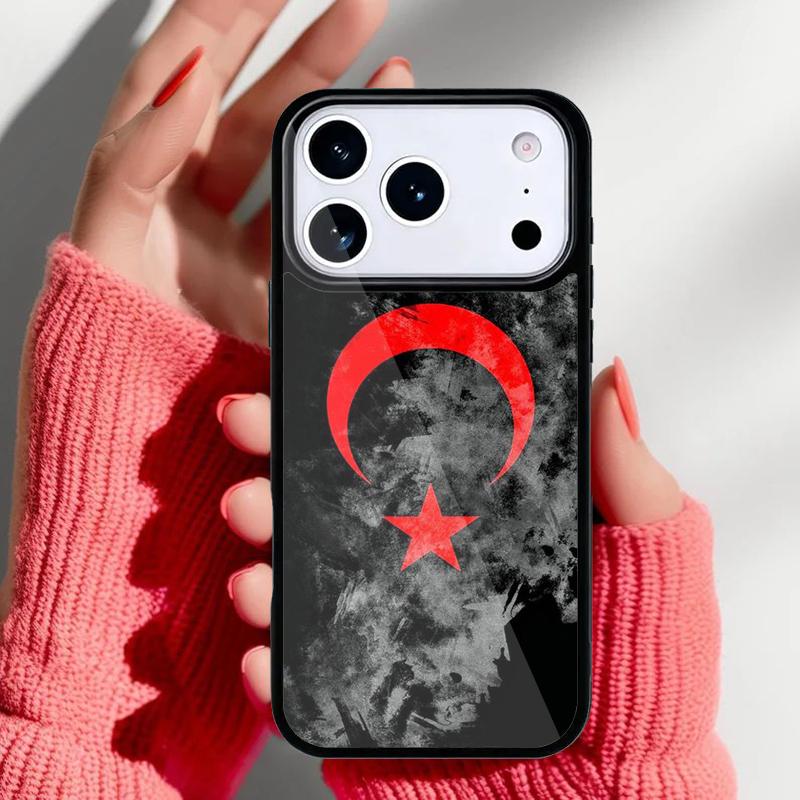 Turkey Turkish Flag Phone Case for iPhone 17 Air 16e 15 14 13 Pro Max Back Cover for 12 11 Pro Coque