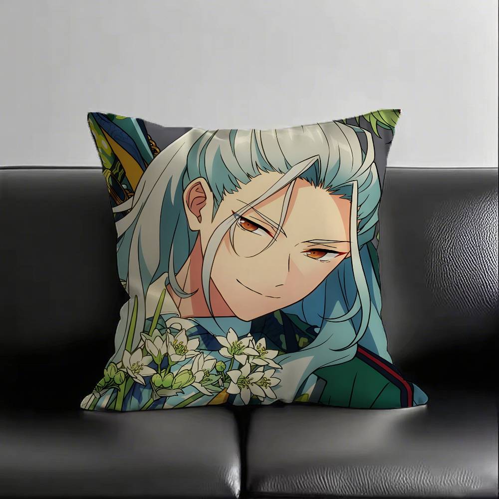 1pc Nagisa Ran Pillow Case Fashion Square Pillowcase Bedroom Sofa Room Ins Decoration Leisure