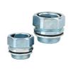 Hexagonal Standard Male Thread Galvanized Metal Flexible Conduit Box Connector with Lock Nut, External Threaded Snake Skin Tube.