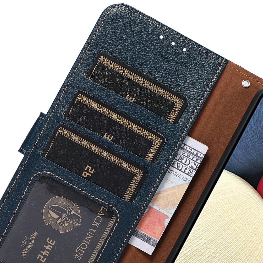 KHAZNEH For Samsung Galaxy XCover7 Pro Case RFID Blocking Wallet PU Leather Phone Cover with Strap