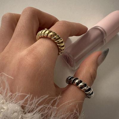 Mosxe [925silver] Spring Ring (2color)