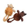 Fox Shaped Plush Dog Toy - Bite-Resistant Squeaky Pet Plaything, Soft Plush Material, Interactive Chew Toy for Puppies & Dogs,