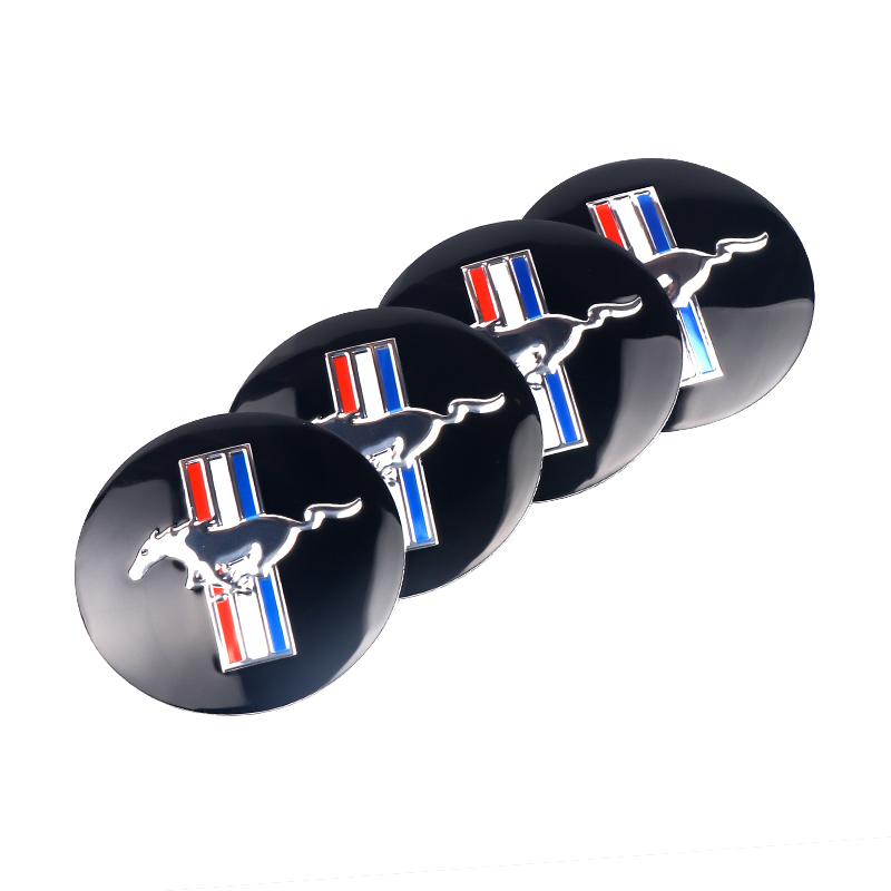 4 stuks 56mm Auto Wielnaafdop Stickers Voor Focus ST Mk2 Mk3 Mk7 Fiesta Ranger Kuga Mustang F150 Everest mk4 Auto Accessoires