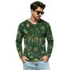 Men's Casual Loose Fit V-Neck Shirt for Daily Wear