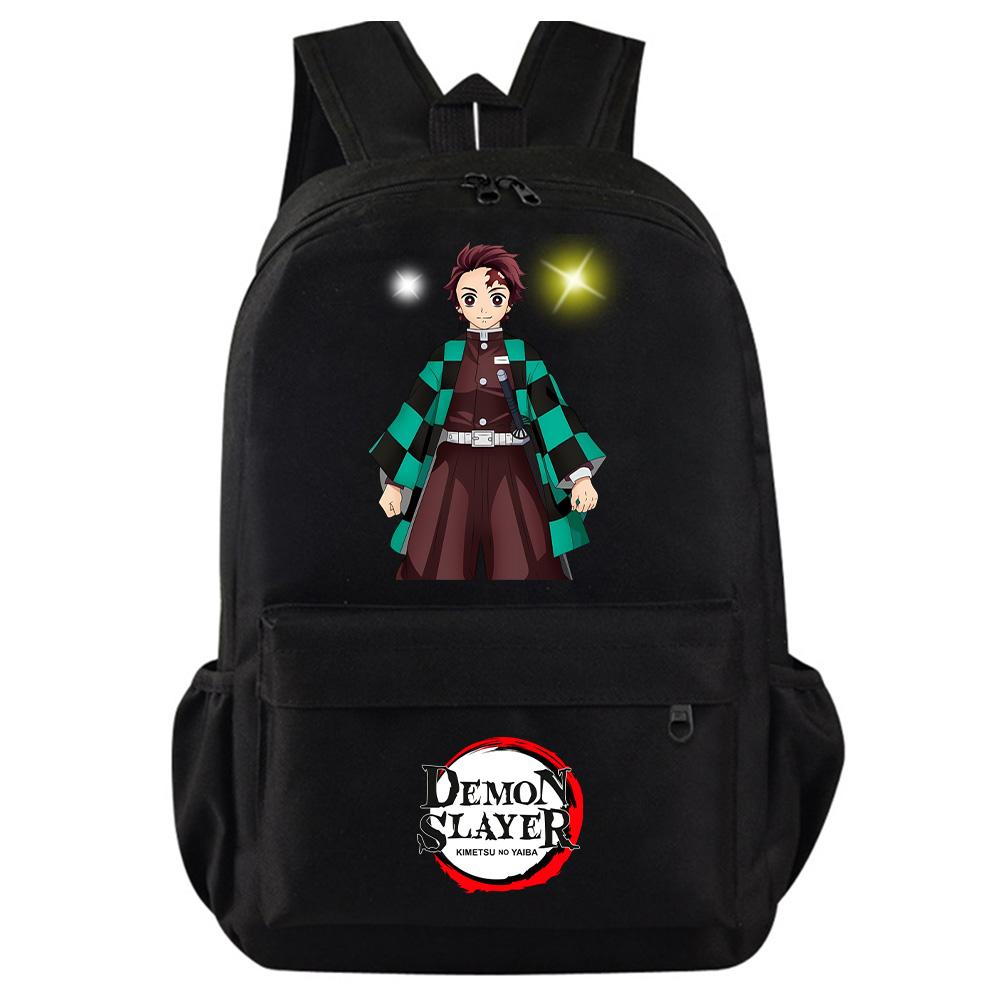 Anime Κινούμενο Σχέδιο Demon Slayer Εκτυπωμένο Σακίδιο Πλάτης Φοιτητική Πολύχρωμη Σχολική Τσάντα Μεγάλης Χωρητικότητας Αδιάβροχη Ταξιδιωτική Τσάντα Mochila Δώρο