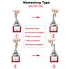 Heschen Mini Toggle Switch, MTS-223, (ON)-Off-(ON) Momentary Type, DPDT, 6 Pin, 2A 250V, 6A 125V, Pack of 5