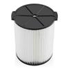 Vakumlu Garaj Atık Vakumu Pileli Filtre Yıkanabilir Yeniden Kullanılabilir Vf4000 Yedek Ridgid Islak/Kuru Yıkanabilir Filtre