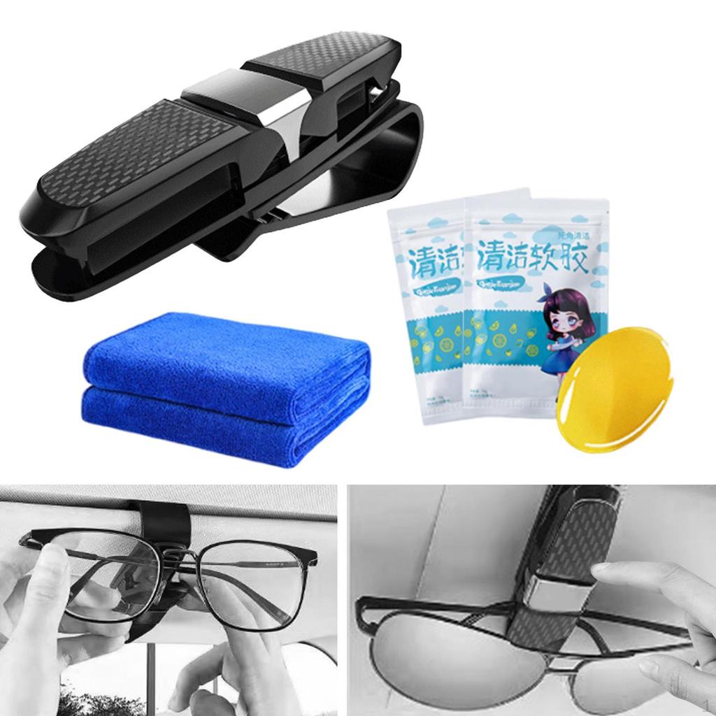 Car Sun Visor Clip Stand, Glasses Holder In Car, Double Ends Clip, Accessories for Cars, Trucks,