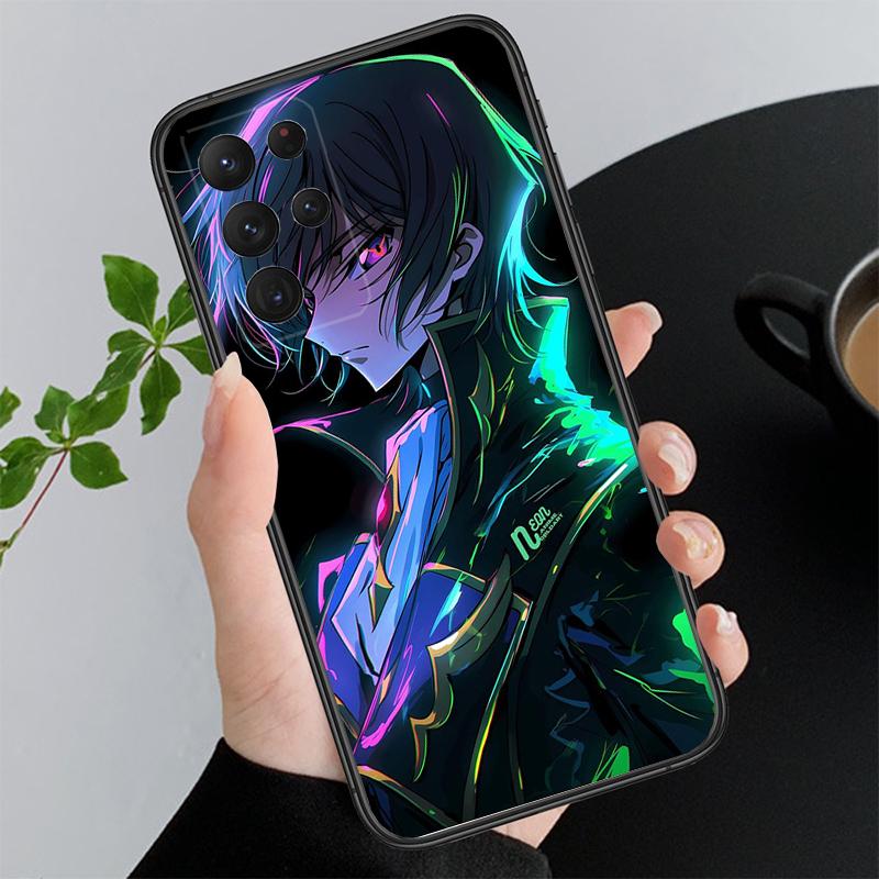 Phone Case For Samsung A17 A55 A16 A56 A35 A15 A53 A54 A33 A34 A25 A05S A52 A52S A07 A26 A06 Code Geass cc lelouch