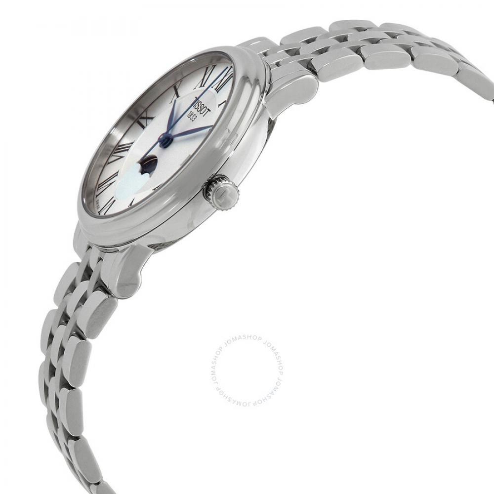 TissoT T Classic quarTz Carson Premium Lady Moonphase waTch T1222231103300