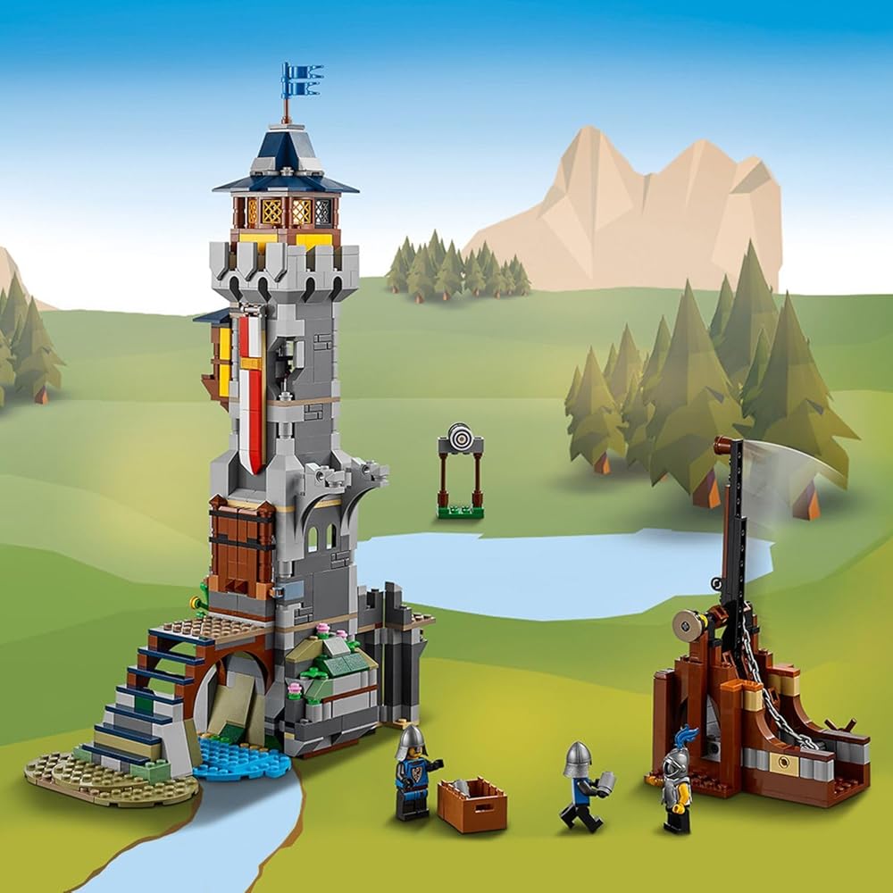 LEGO Creator Expert Medieval Castle Building Set 31120 Toy for Kids Ages 9-11