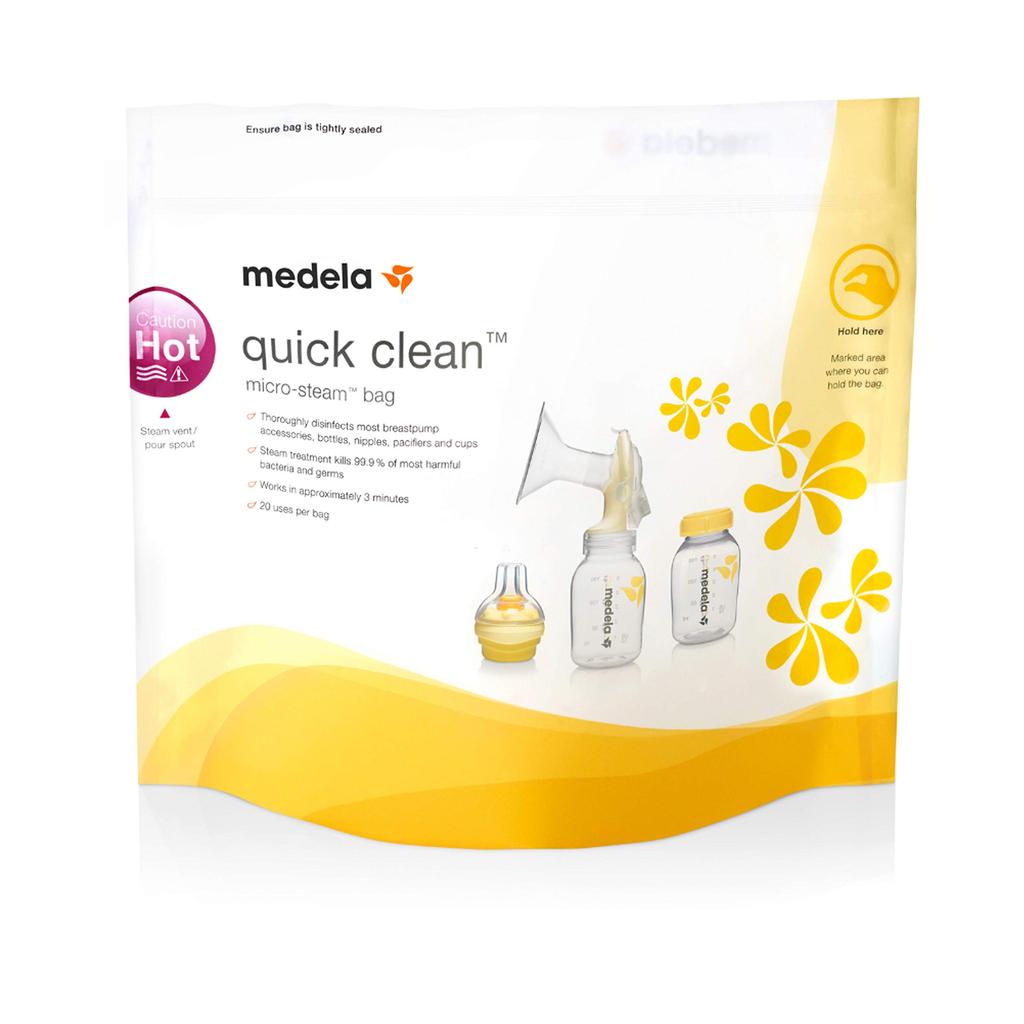 Medela Microwave Disinfecting Bag Quick Clean Steam Bag (5 Pack)