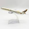 16cm Airplane Model B787 Etihad Airways Aircraft 1/400 Scale Alloy Metal 787 Miniature Plane Model Aviation