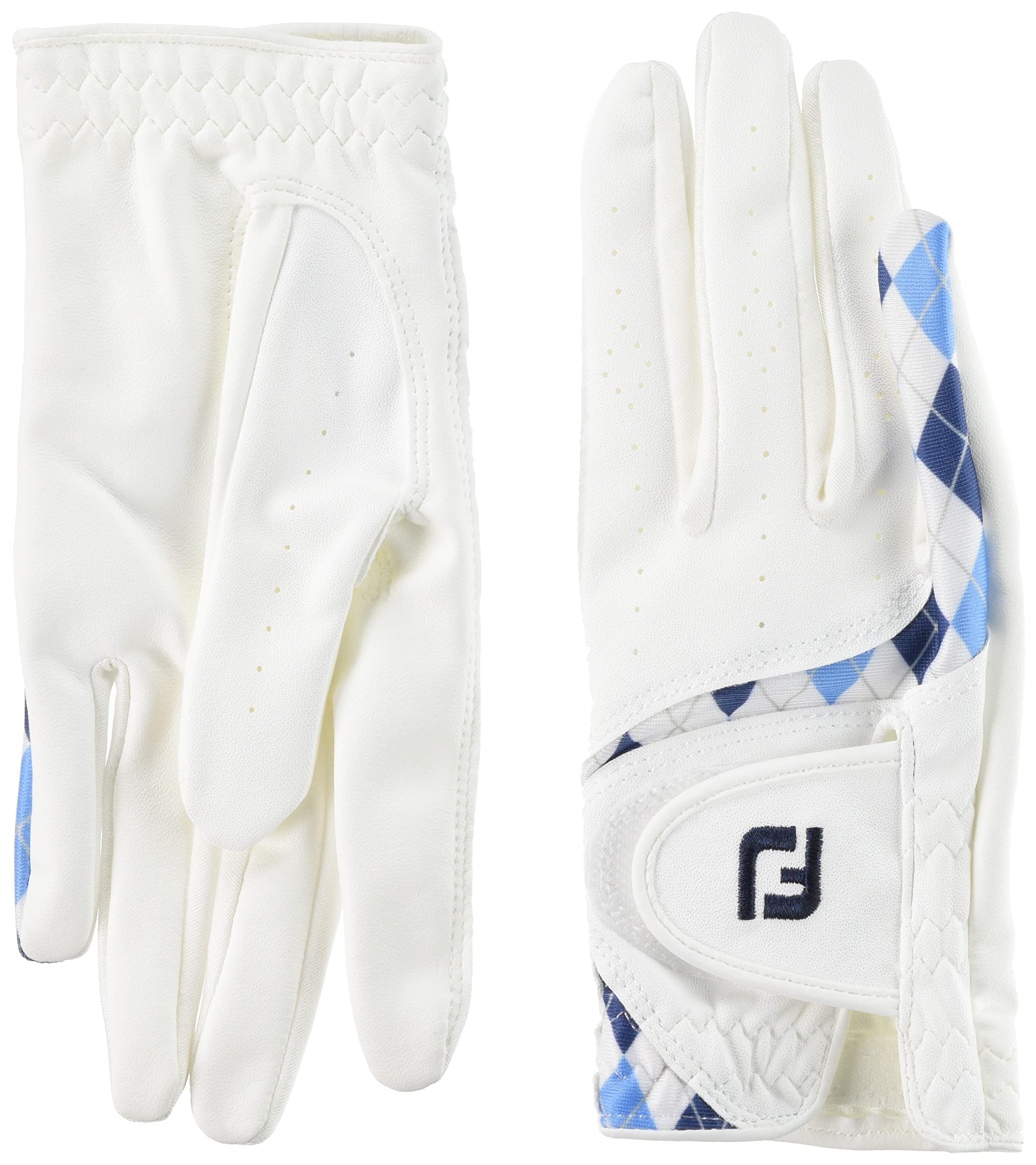 

Перчатки для гольфа 22 женские 20 см [Footjoy] E-Comfort женские белые/темно-синие