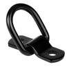 Tie Down Anchors Black D Ring Eyelets 304 Stainless Steel 6 Mm Thick Ring 3 Mm Reinforced Base Pre-drilled Holes