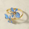 Bunte Emaillenblumen-Armreifen für Damen Elegante Weiße Große Florale Offene Armreifen Trendiger Sommerurlaub Schmuck Geschenk