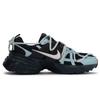 Nike V2K Run Cushioning, Wear Resistant Low top Running Shoes Unisex Black Blue FD0736-001(Team80-)
