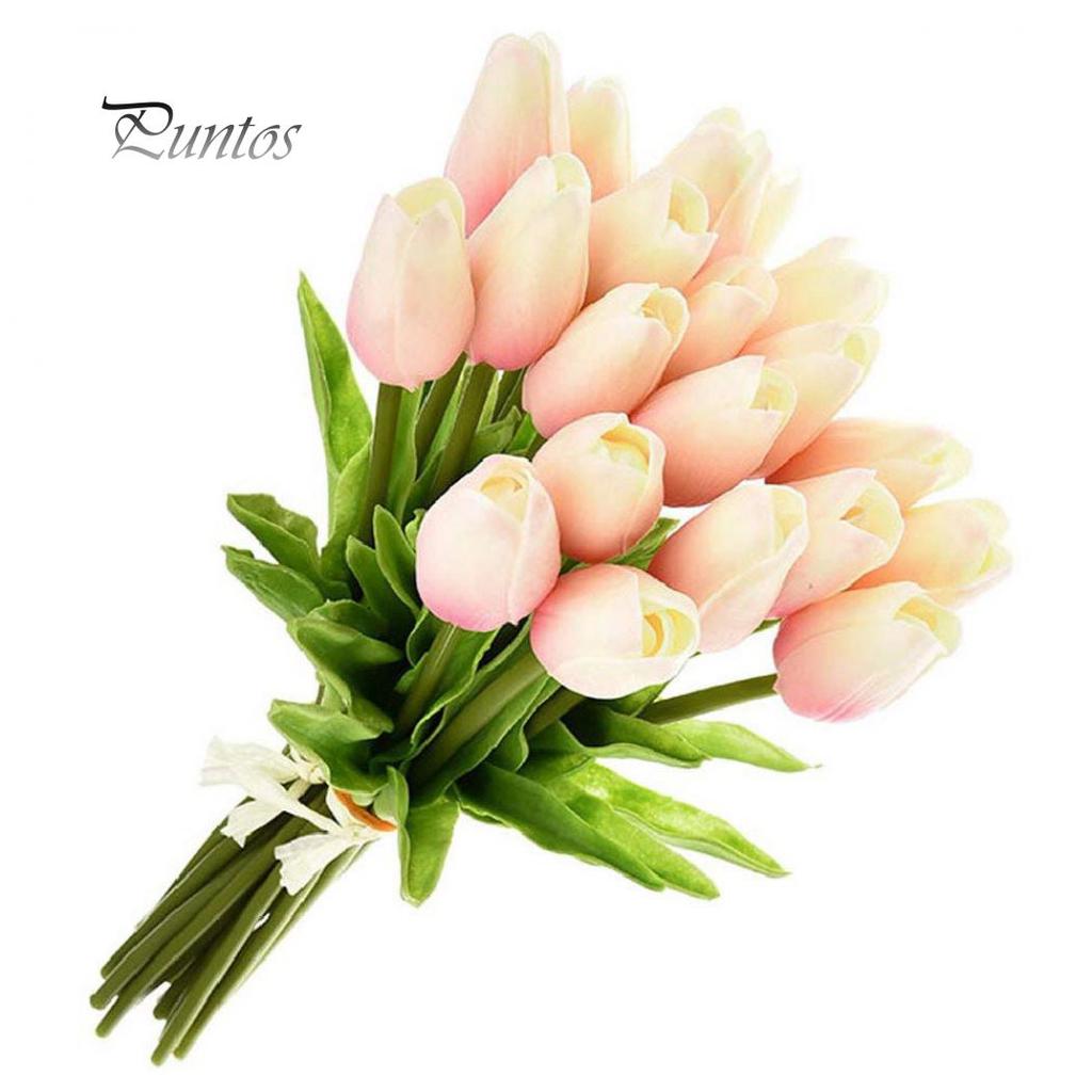 Decorative Life 10Pcs/Set Artificial Tulip Flowers Home Wedding Party Decor Gift Photograph Prop