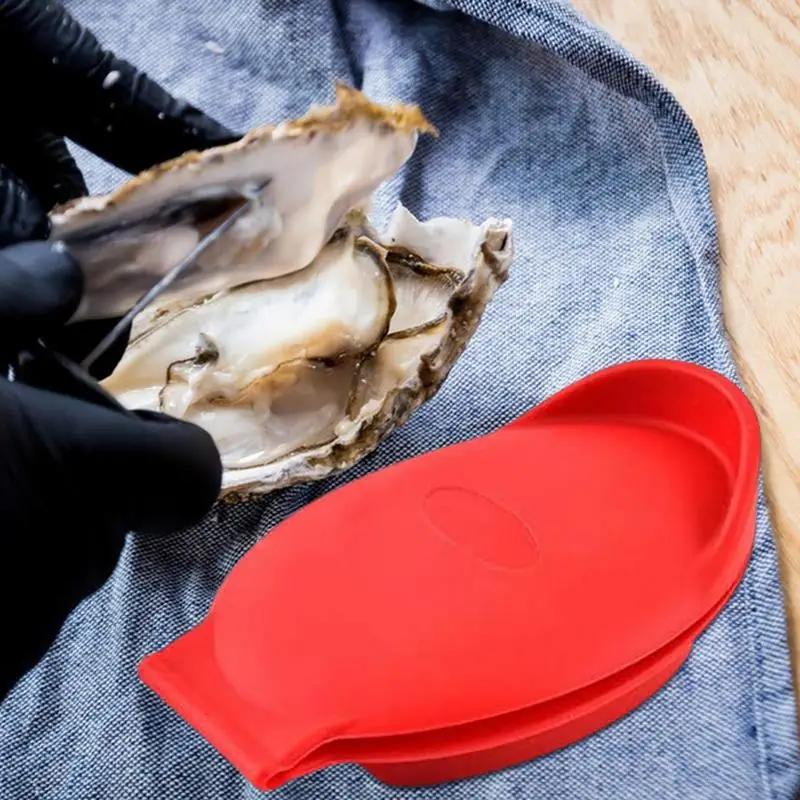 

Oyster Shucker Shellfish Opener Ergonomic Safe Silicone Oyster Shucking Clamp Easy Control Oyster Shucking Clamp Colorfast China Mainland