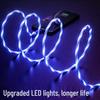 Type-C Flowing Light Data Cable for Apple, Huawei, Xiaomi - 2A Luminous Nightclub Style