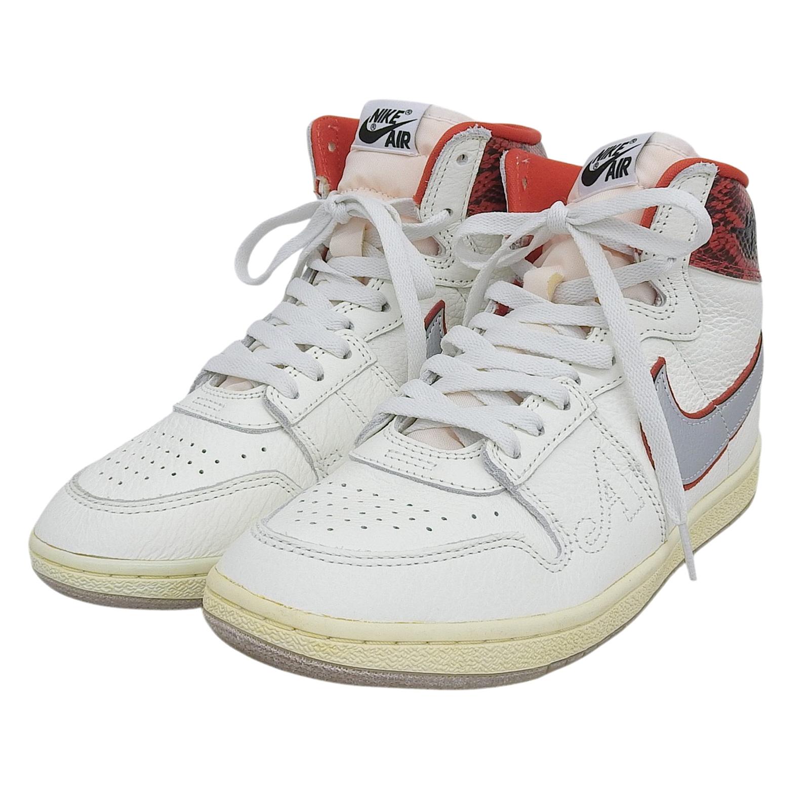 Pristine NIKE High cut sneakers AIR SHIP PE SP FN8675-100 Snakeskin mens 27 Used