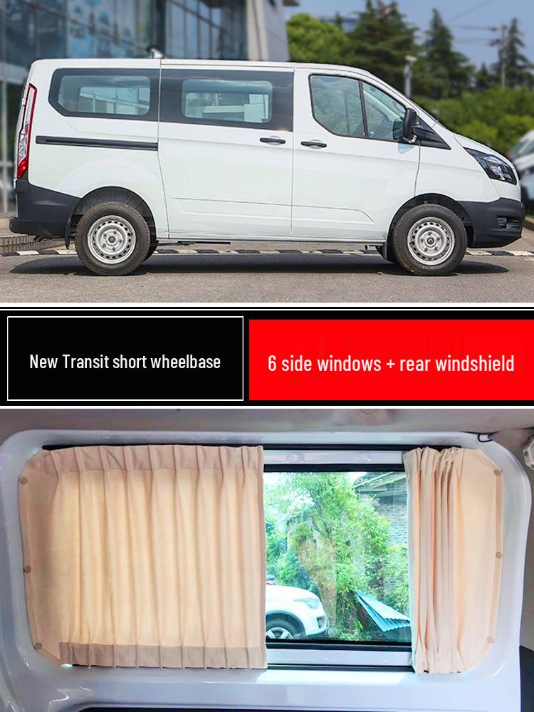 Ford Transit Tourneo Maxus V90 V80 Suede Sunshade Curtains