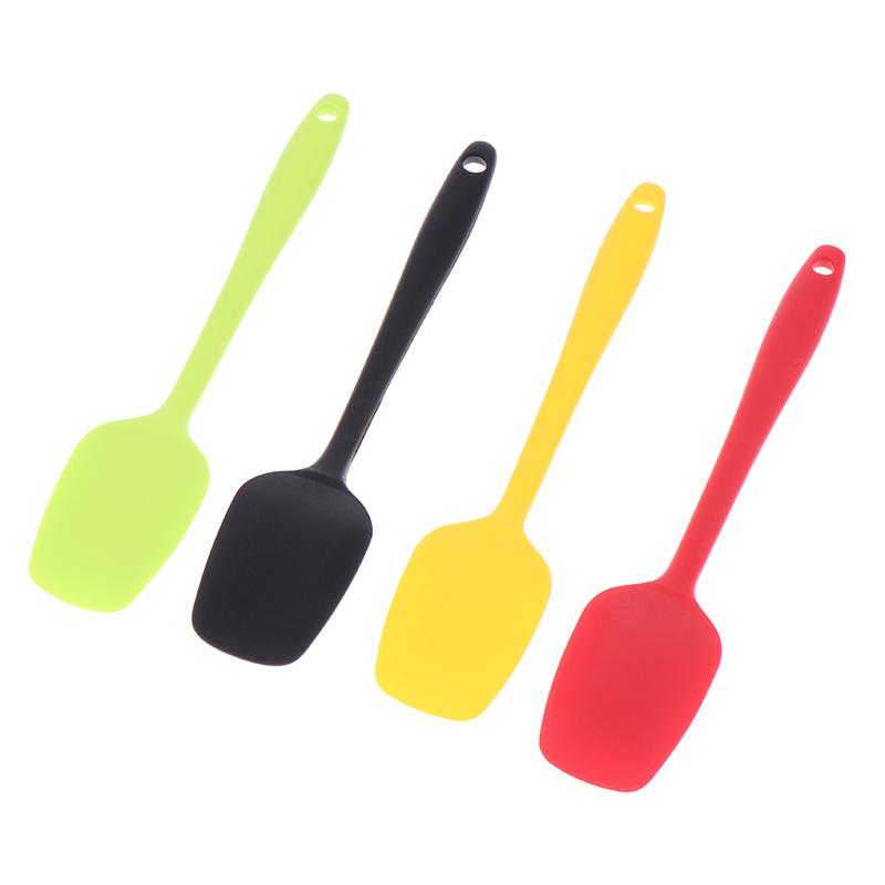 1Pc Silicone Cream Baking Scraper Thicken Cake Spatula Mixing Batter Scraper Non Stick Butter Mixer Kitchen Cooking Tool